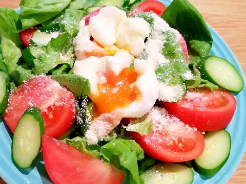 シーザーサラダ♪トマト・きゅうり・葉物野菜